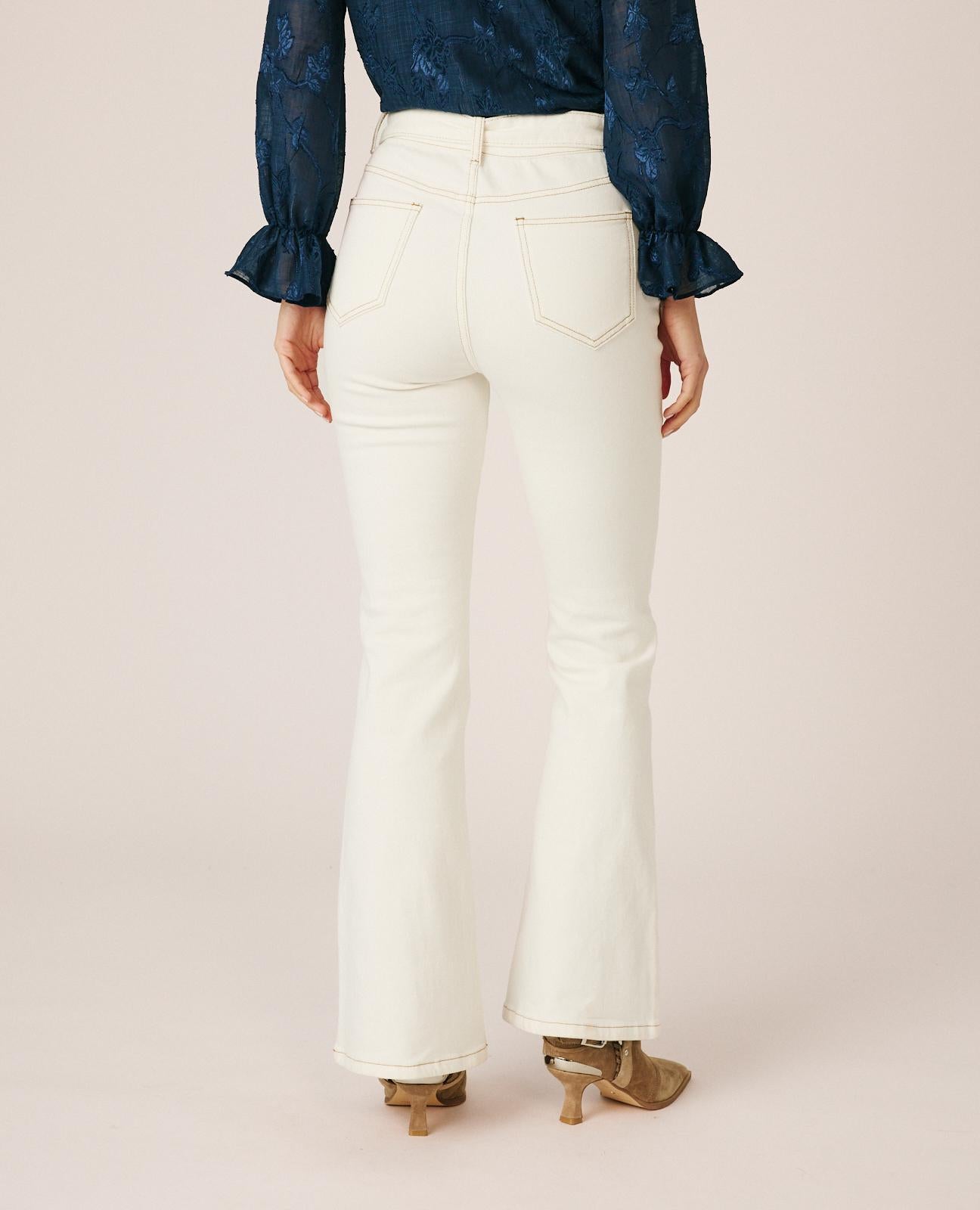 alma-en-pena-demin-flare-pants-high-waist-hose-wei image 5