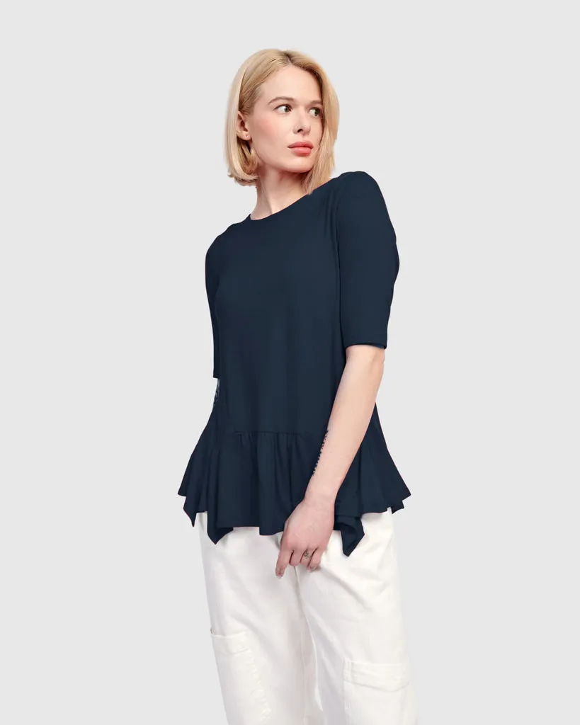 alembika-addison-flouncy-tee-navy image 1