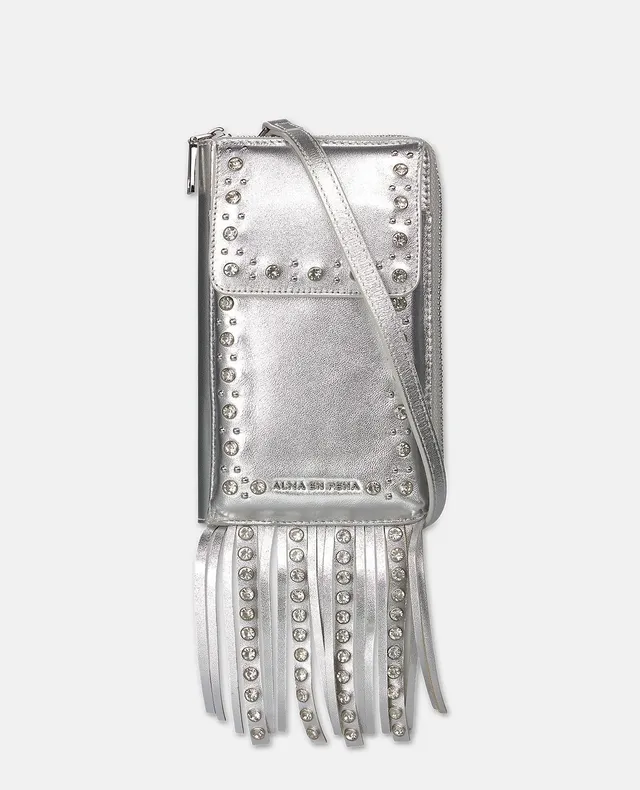 alma-en-pena-natalia-strass-clutch-silber-casual image 1