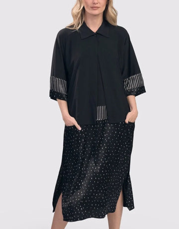 alembika-jem-jersey-satin-dress-dot-rmelloses-midikleid-mit-taschen image 7