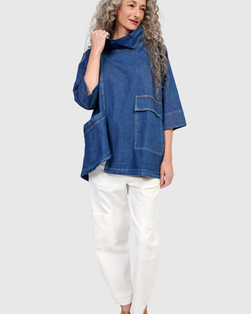 alembika-painter-boxy-top-denim-jeans-tunika-top image 4