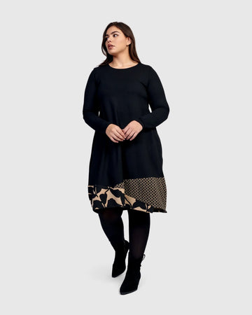 alembika-nora-relaxed-kleid-mix-jacquard-kleid image 2