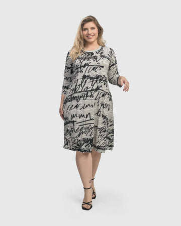 alembika-flirty-a-linie-kleid-script image 2