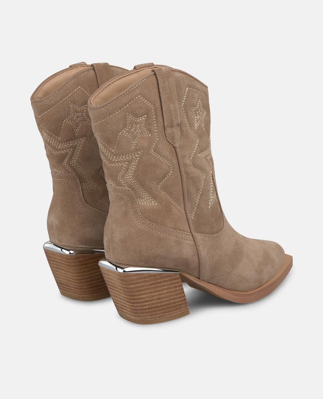 alma-en-pena-low-heel-stiefelette-vison-7-cm-cowboy image 3