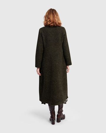 alembika-urban-tash-long-coat-khaki-langer-strickmantel image 6