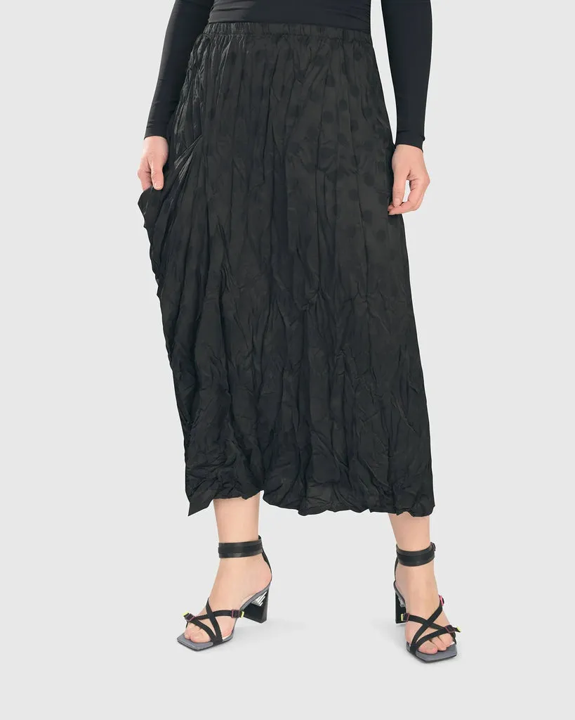 alembika-naomi-crinkle-skirt-dots-schwarz image 1