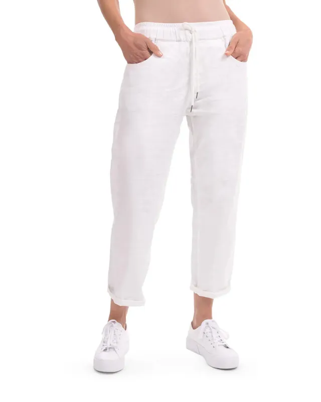 alembika-cropped-stretch-cotton-jeans-white image 1