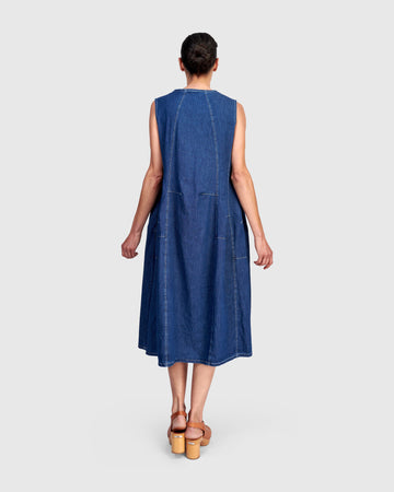 alembika-ceci-swing-kleid-denim image 5