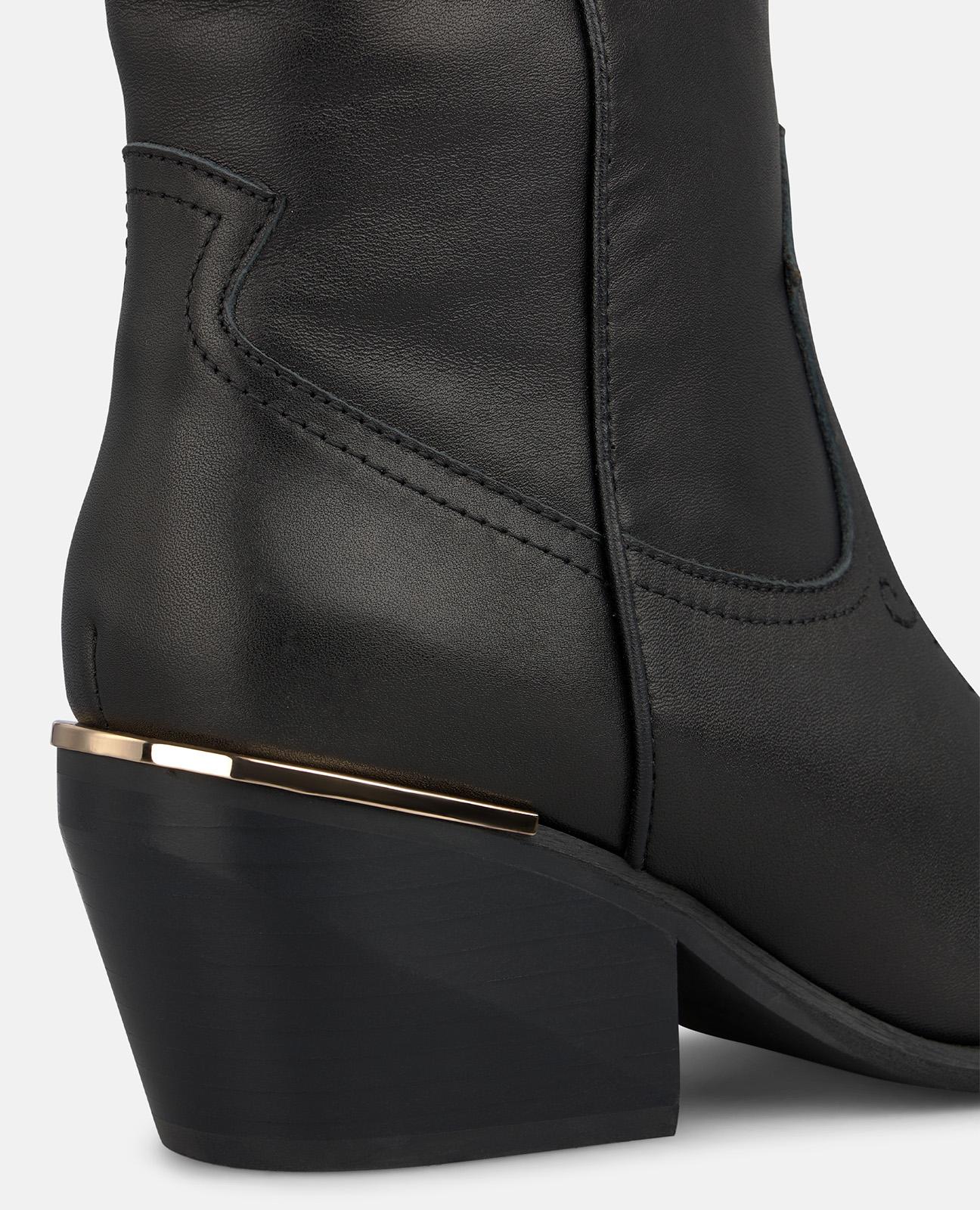 alma-en-pena-alfa-63977-cowboy-stiefelette-nappa-schwarz-6-5-cm-absatz image 4