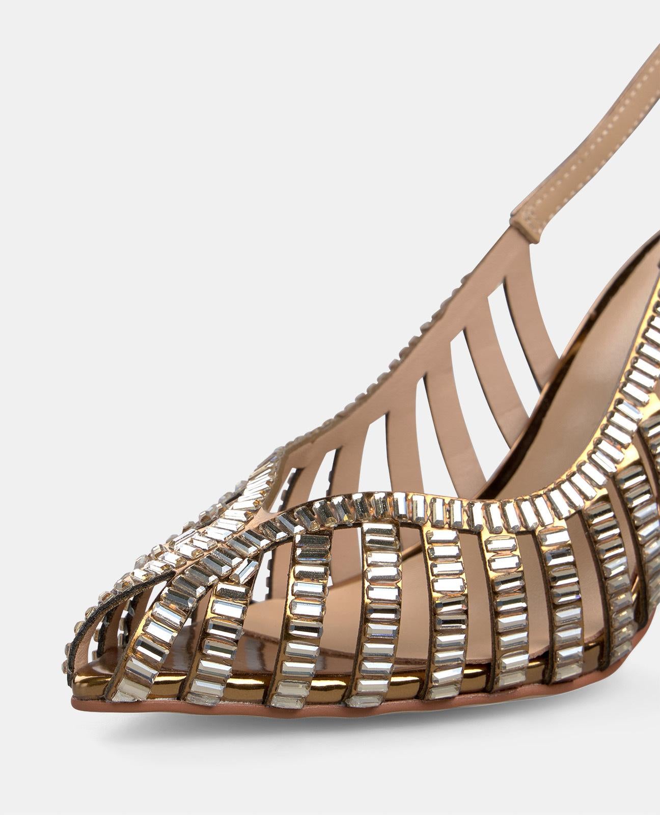 alma-en-pena-stiletto-pumps-mit-kristall-effekt-bronze-9-cm image 6