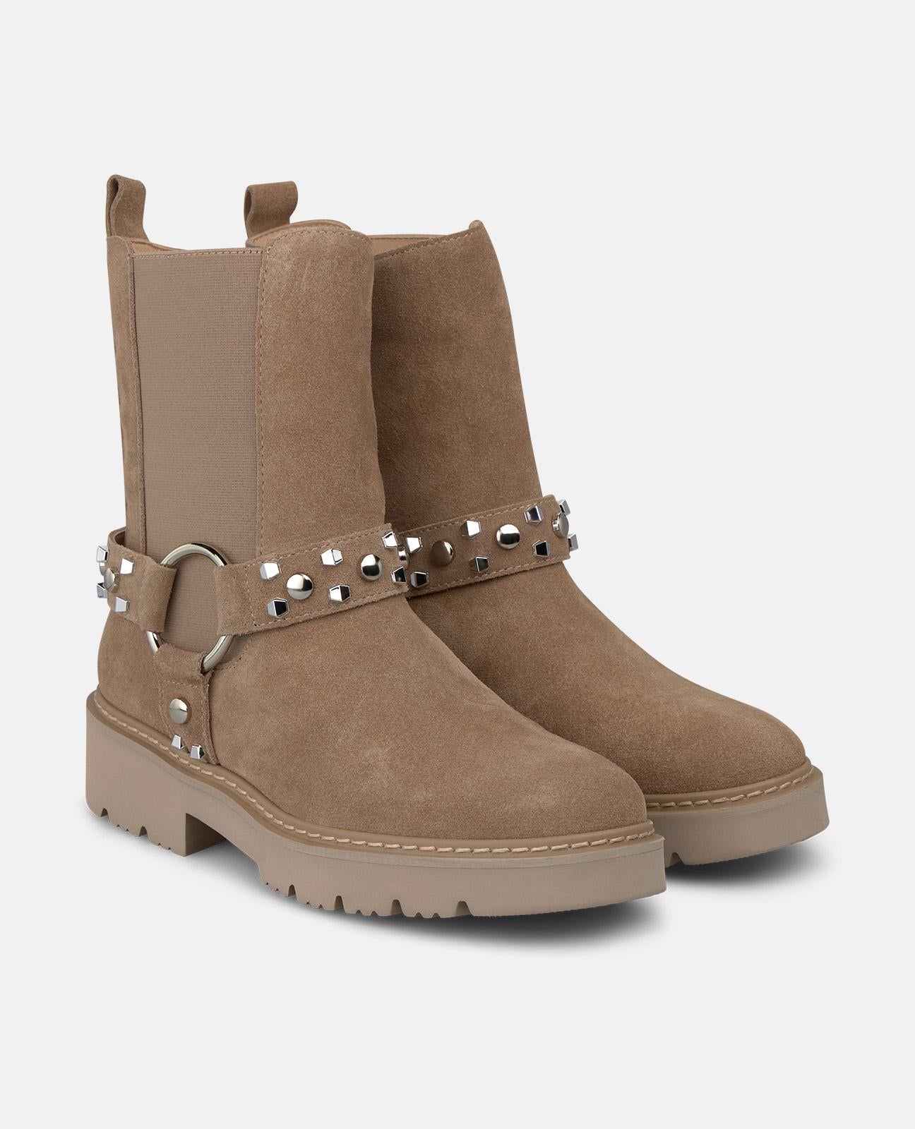 alma-en-pena-chelsea-ankle-boots-wildleder-vison-4-cm image 2