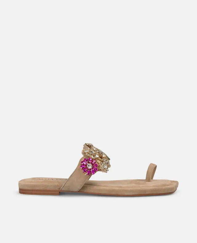 alma-en-pena-toe-sandal-ornament-flachsandale-strass-arena-1-cm image 1