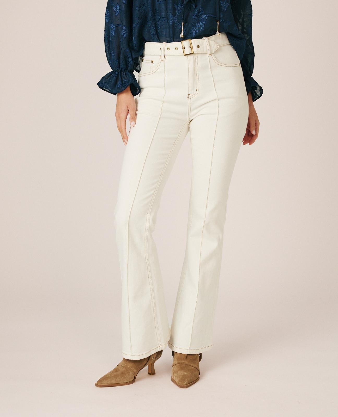 alma-en-pena-demin-flare-pants-high-waist-hose-wei image 4