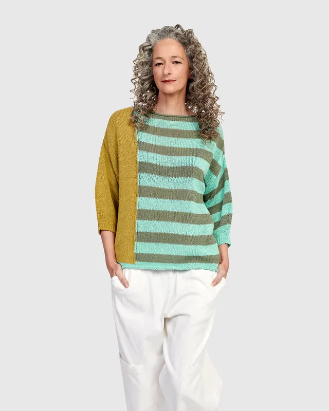 alembika-heidi-sweater-mix-sommerstrick image 1