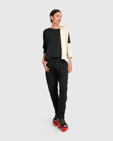 alembika-urban-tailored-terry-lounge-hose-schwarz image 2