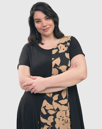 alembika-olga-cocoon-kleid-floral image 2