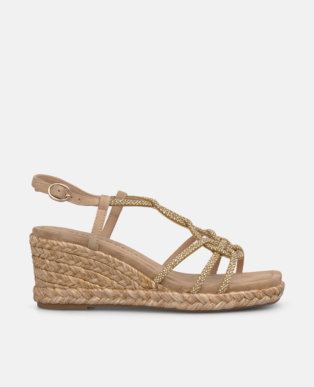 alma-en-pena-keilsandale-geflochten-esparto-wedge-7-cm-arena image 1