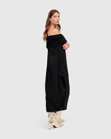 alembika-savoir-maxi-dress-black-cocoon-maxikleid-mit-taschen image 7