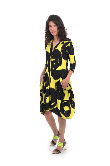 alembika-art-print-wonderful-dress-lime-kleid image 2