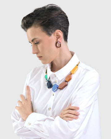 alembika-rainbow-faceted-bead-necklace-multi-lange-harz-kette image 4