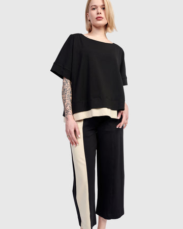 alembika-madeline-tee-schwarz-boxy image 3
