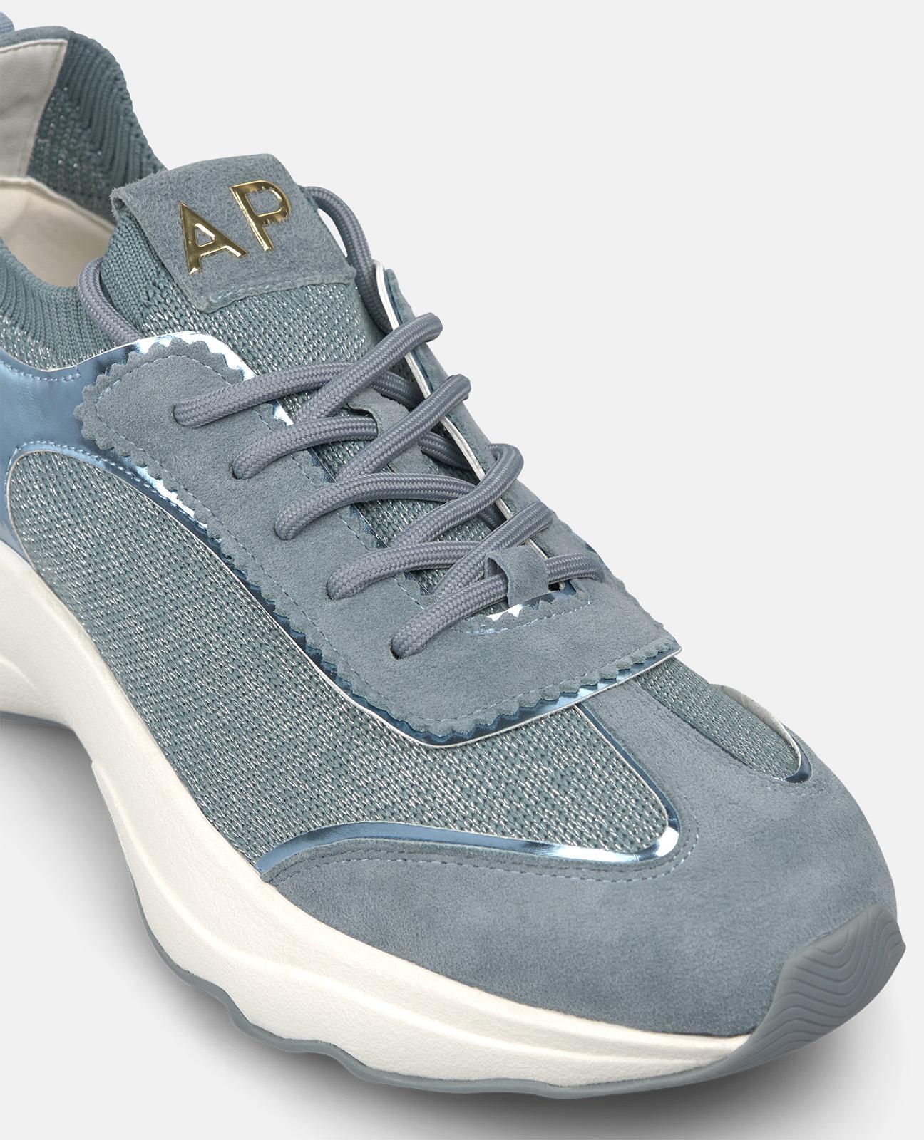 alma-en-pena-sneaker-metallic-blau-plateau-4-5-cm image 4