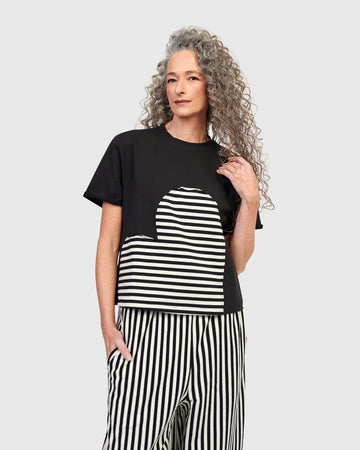 alembika-gigi-relaxed-tee-stripes-baumwoll-shirt image 2