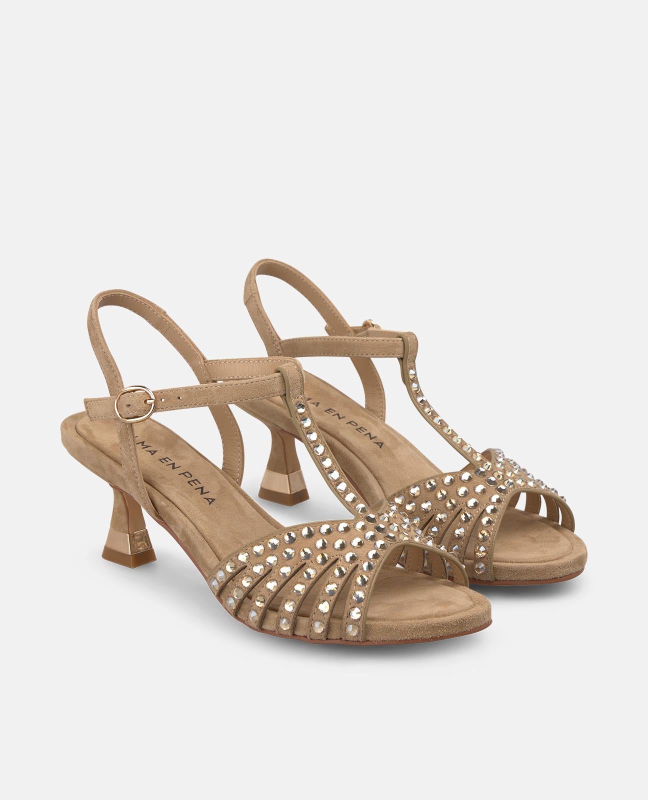alma-en-pena-strap-sandalen-arena-mit-strass-riemchen-sandalen-7-cm-absatz-kn-ch image 2