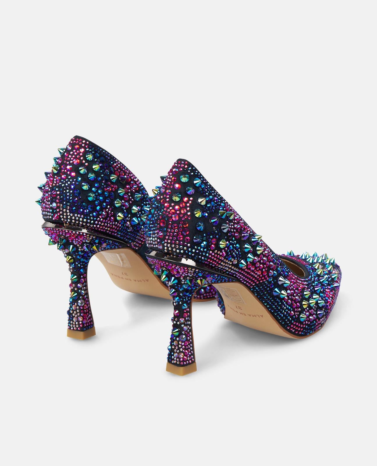 alma-en-pena-alfa-61442-spitzer-pumps-blau-9-cm-stiletto-ohne-verschluss image 4