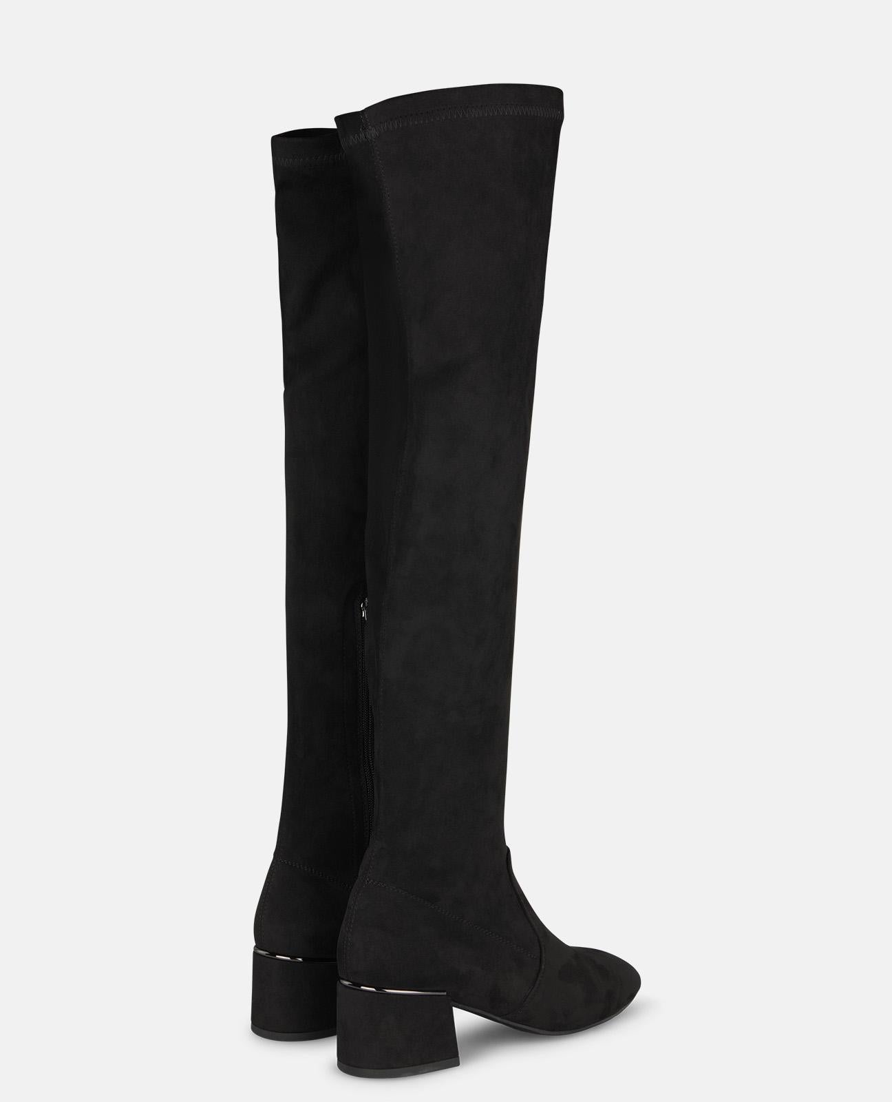 alma-en-pena-high-top-stiefel-schwarz-mit-blockabsatz-5-5-cm image 3
