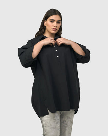 alembika-urban-oversized-trapeze-shirt-schwarz image 3