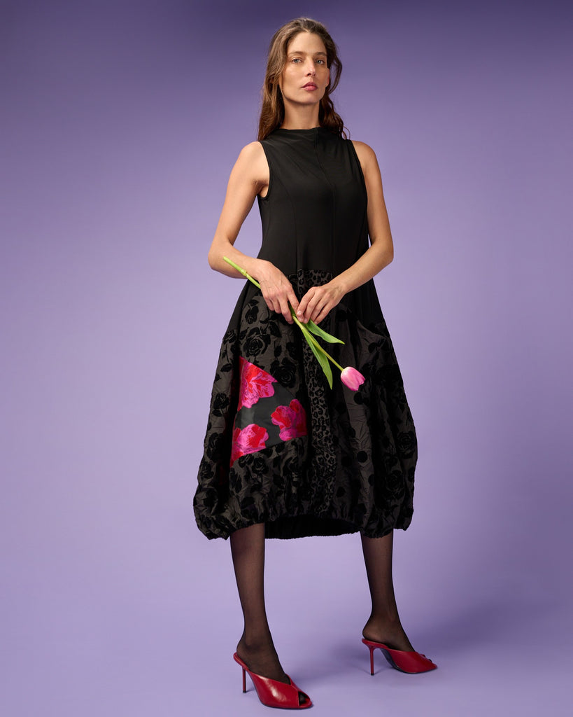 alembika-bijou-wonderful-kleid-schwarz-mix image 1