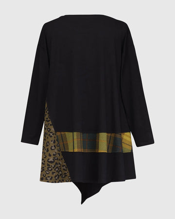 alembika-plaid-asymmetry-top-at322p-plaid image 7