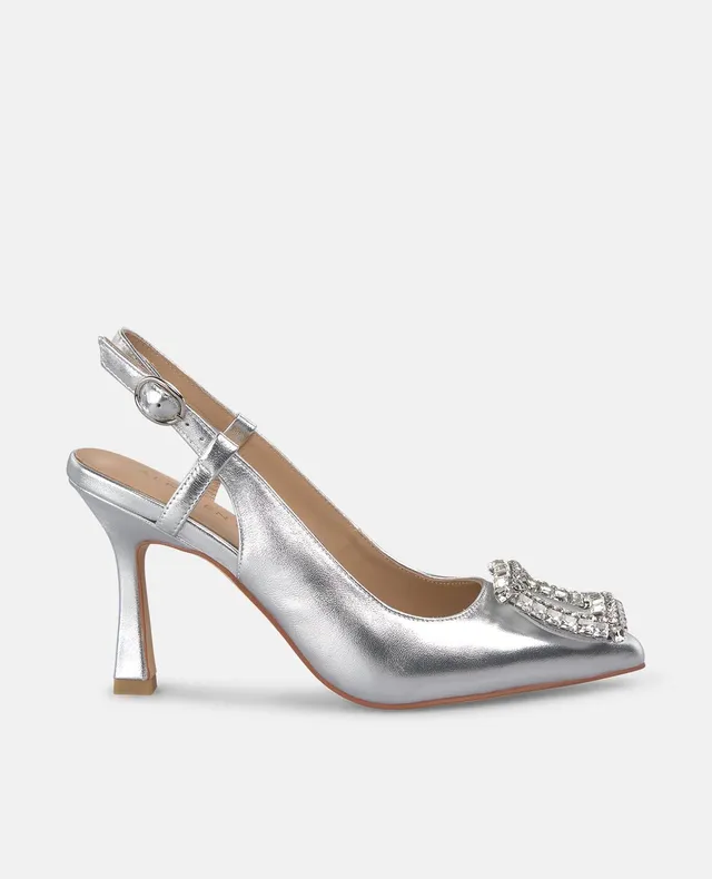 alma-en-pena-brooch-heel-shoe-stiletto-riemen-pumps-9-cm-in-silber image 1