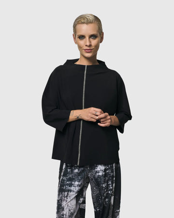 alembika-matrix-boxy-top-schwarz-3-4-arm image 4