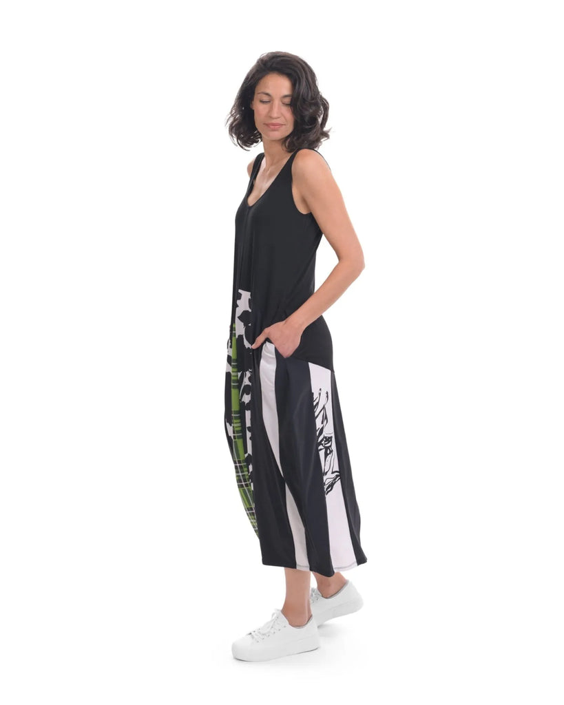 alembika-tekbika-mix-cocoon-kleid-schwarz image 1