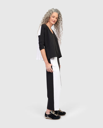 alembika-sadie-boxy-top-black-white image 8
