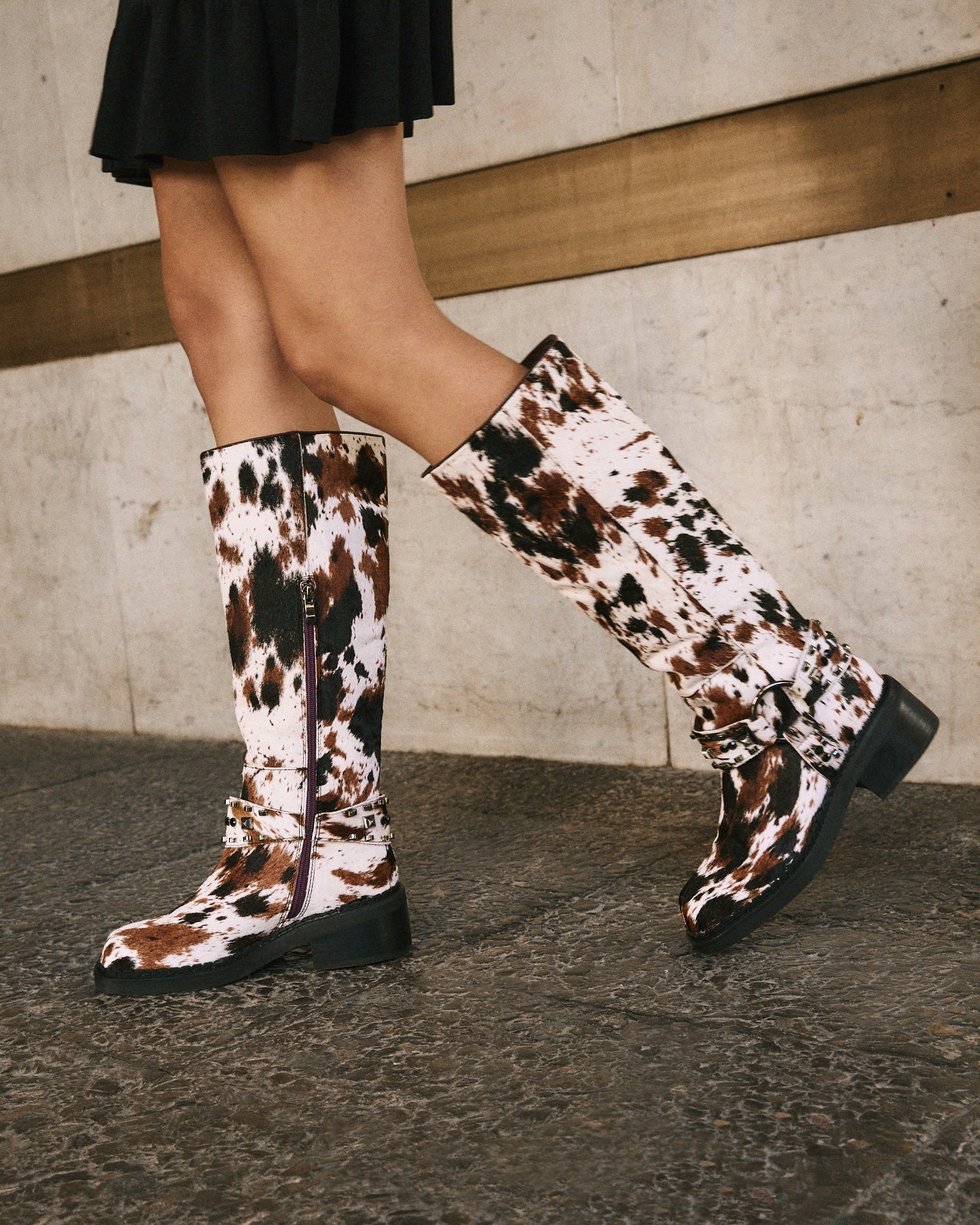 alma-en-pena-studded-biker-boot-multicolor-6-cm image 2