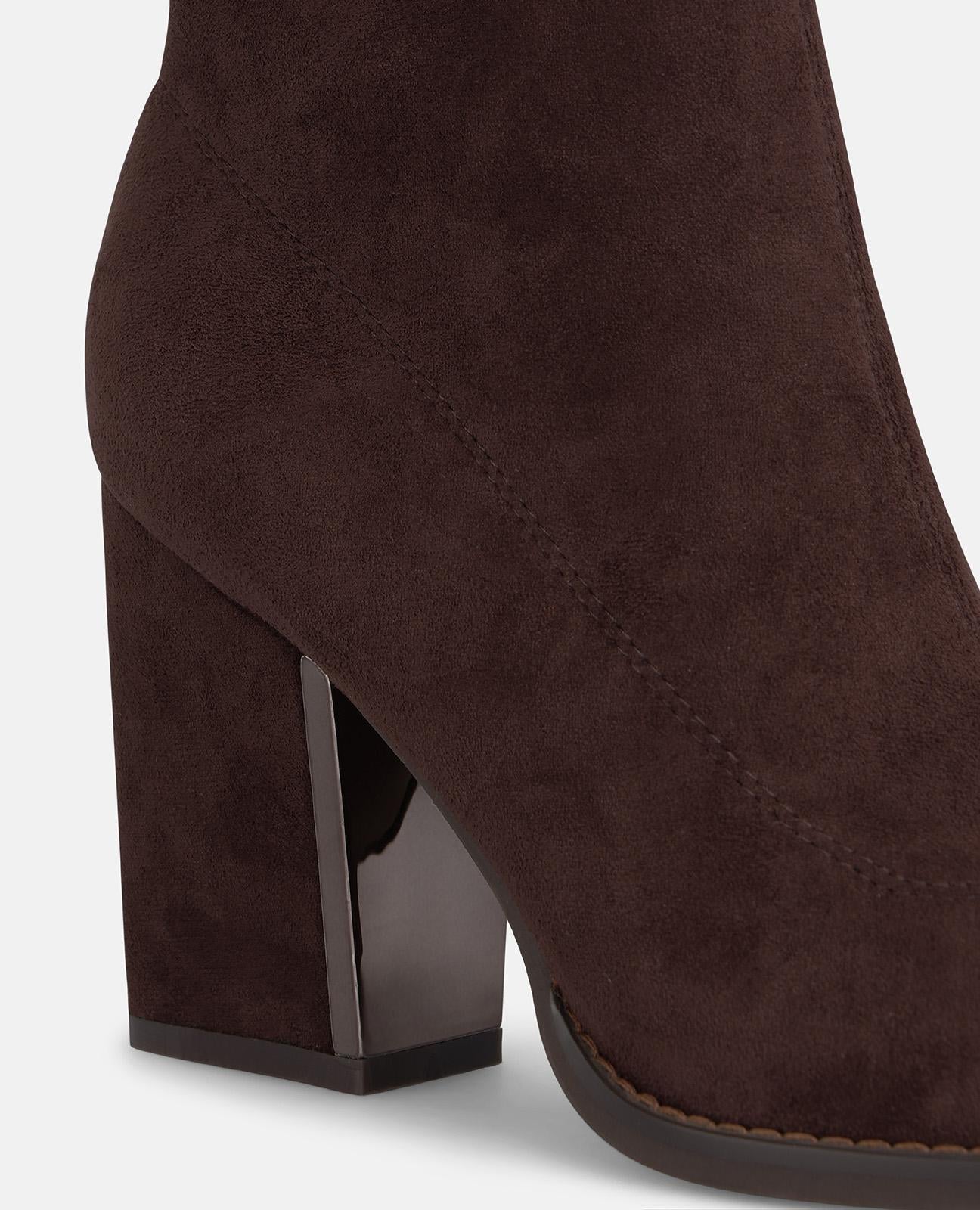 alma-en-pena-wildleder-optik-stiefelette-braun-8-cm image 4