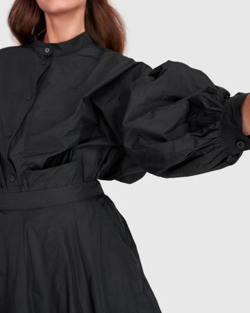 alembika-essential-taffeta-puff-shirt-black-oversize-bluse-mit-puff-rmel image 7