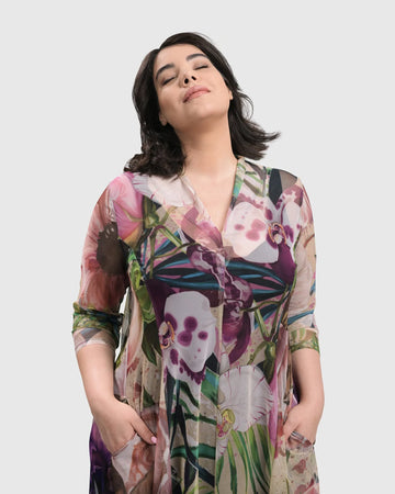 alembika-moonflower-cocoon-kleid-floral-langarm image 7