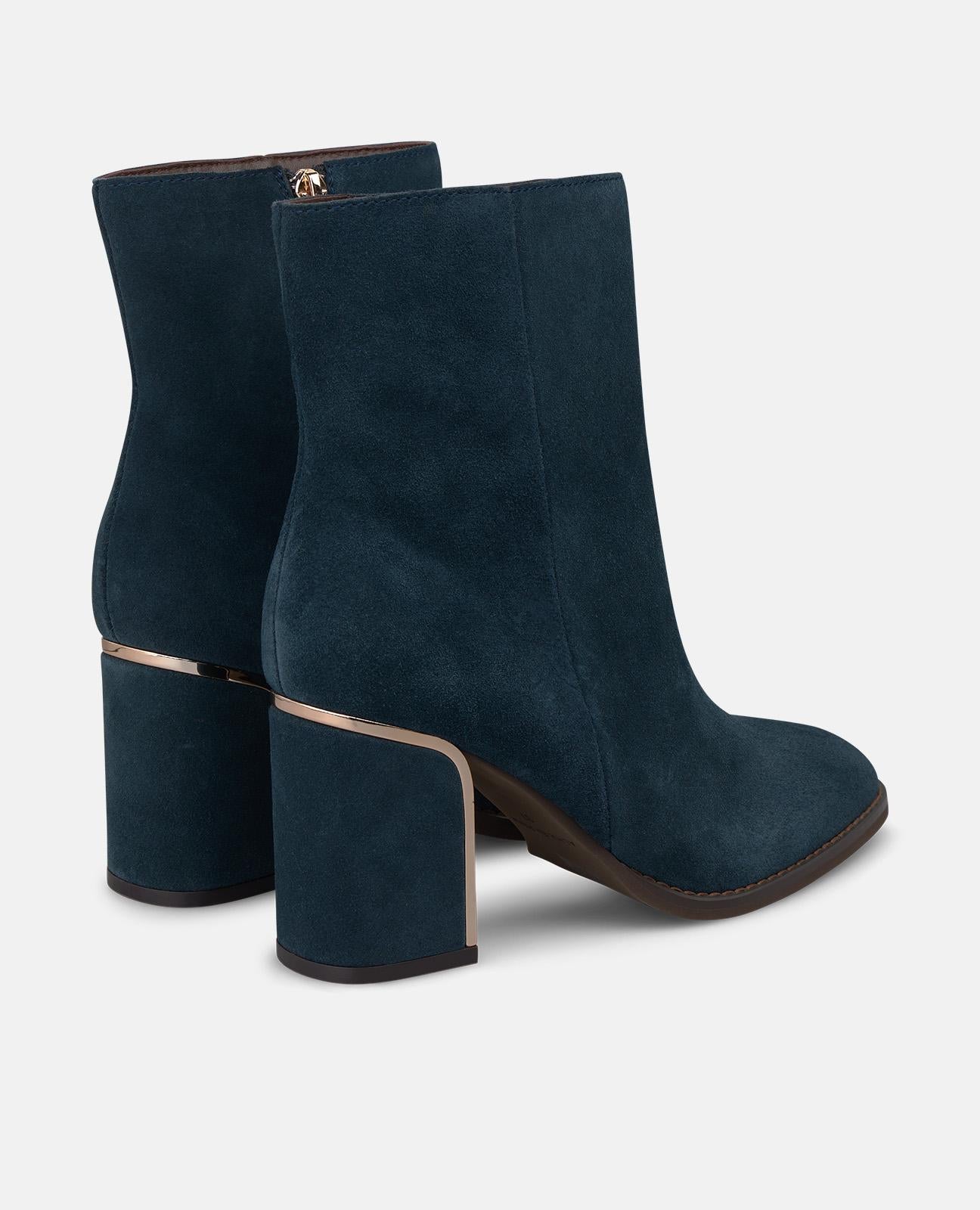 alma-en-pena-zip-up-damen-stiefelette-wildleder-blau-8-cm-blockabsatz image 3