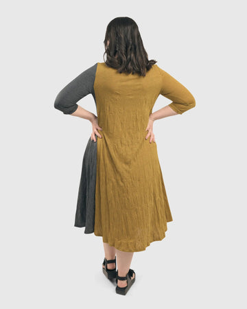 alembika-jill-crinkle-swing-kleid-gelb image 8