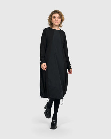 alembika-urban-lyra-midi-damenkleid-black image 2