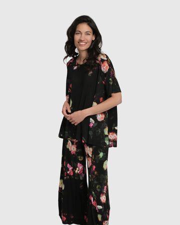 alembika-drinks-on-me-trapeze-top-floral-schwarz image 3
