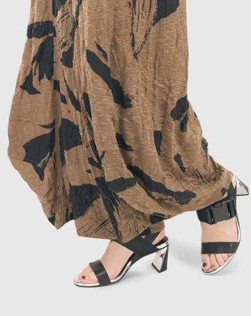 alembika-ru-crinkle-punto-pants-sepia-damen-hose image 5