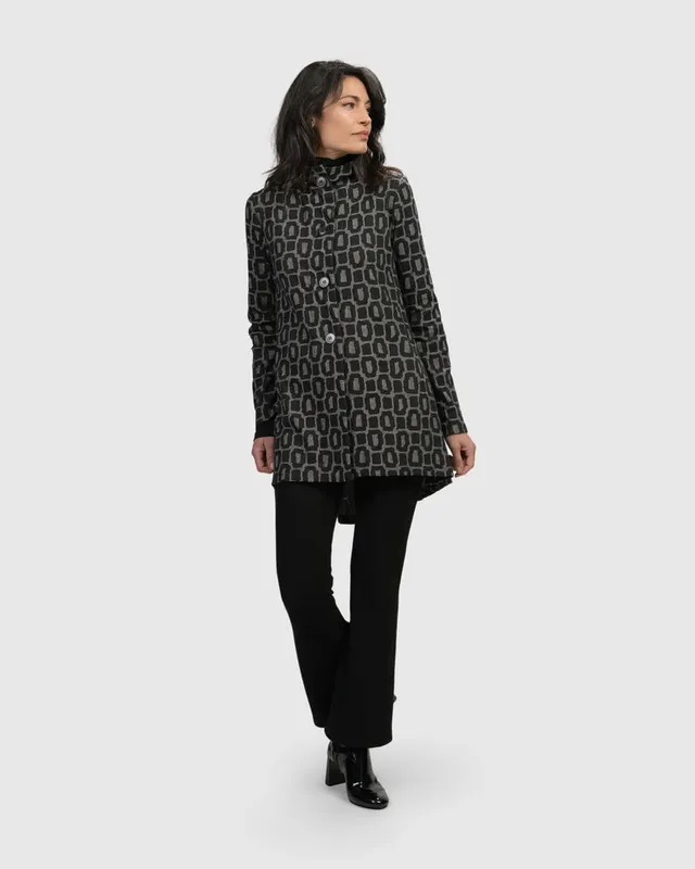 alembika-boutique-hi-lo-jacket-stone-damen-jacke image 1
