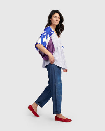 alembika-melody-butterfly-bluse-damen-cerulean image 8