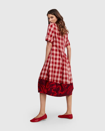 alembika-bunny-wonderful-shirtkleid-check-karo-midi image 6