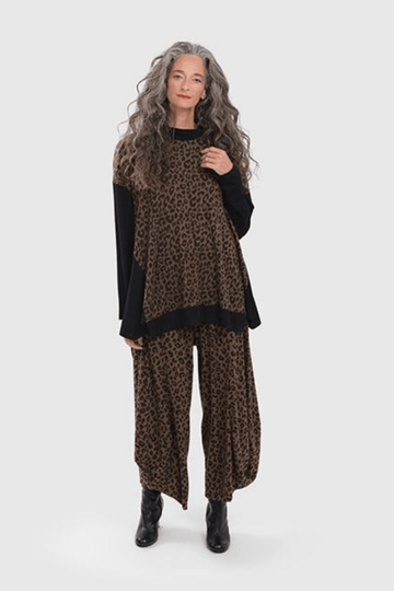 alembika-chiu-trapeze-top-braun-animal image 2